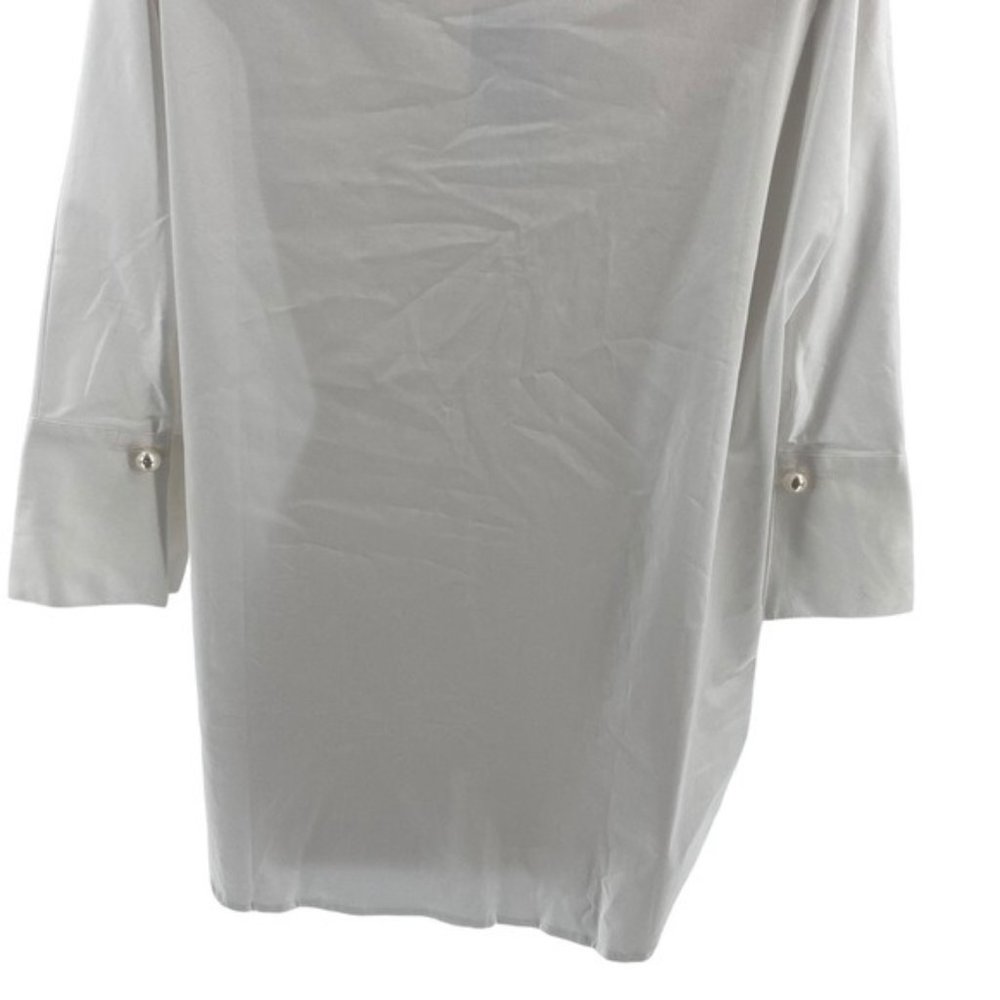 Tuckernuck | NEW Blanc Willow Three-quarter Sleeve Blouse in White Size M - Picture 8 of 11